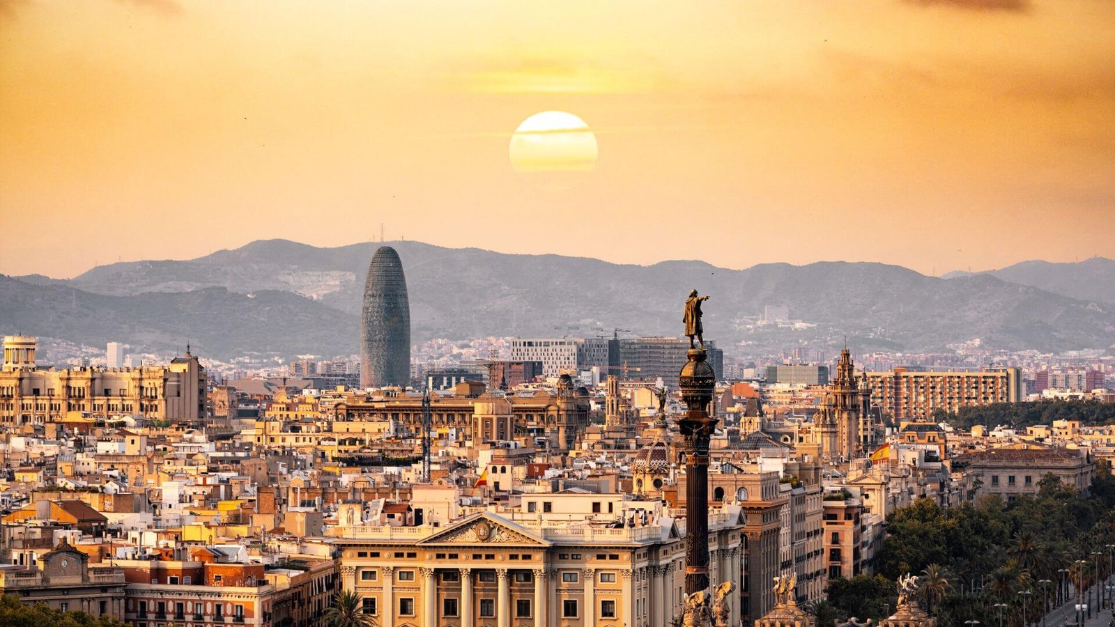 Consejos de verano: imagen panorámica de Barcelona