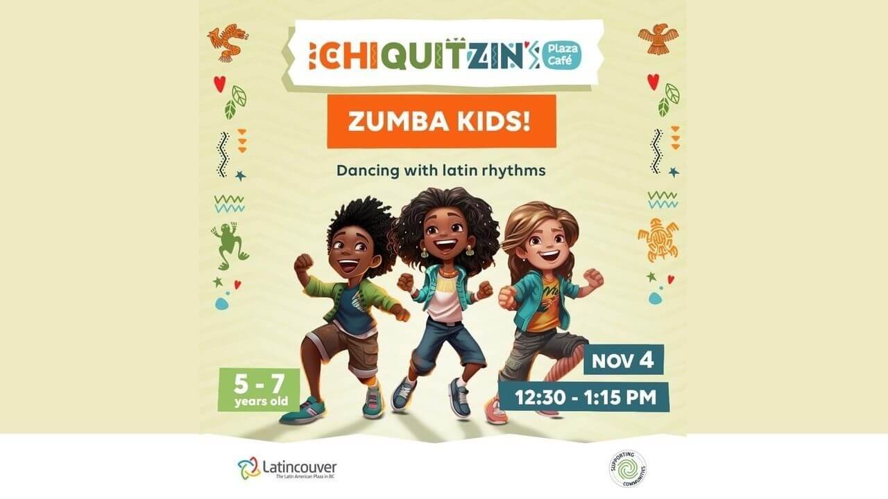 Zumba para niños organizado por Latincouver