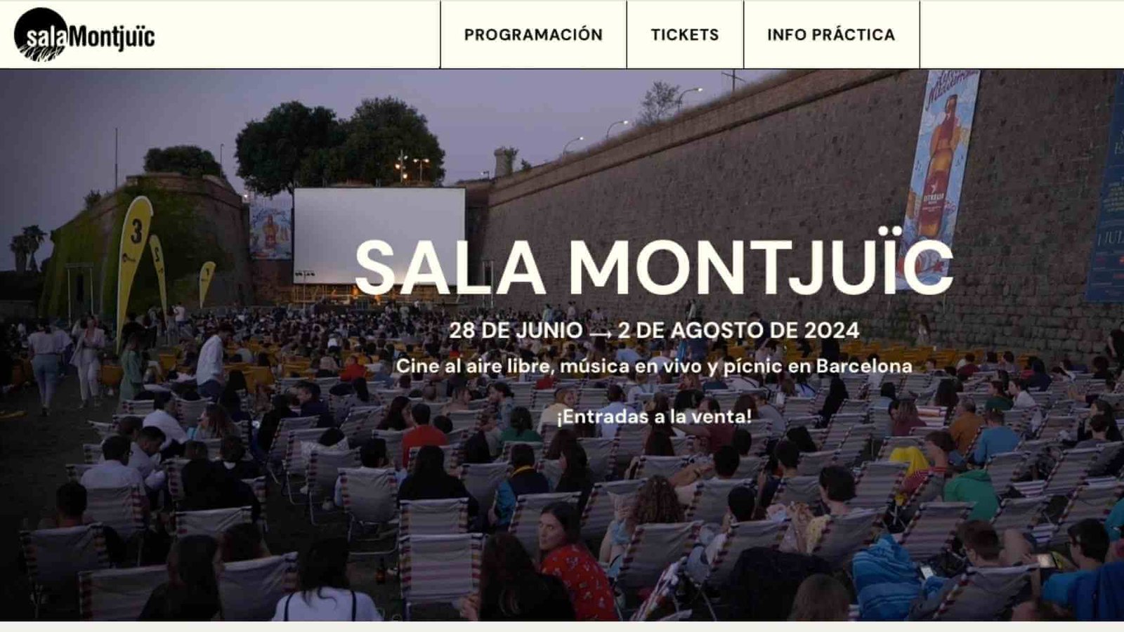 Verano en Barcelona: imagen página salsa Montjuïc