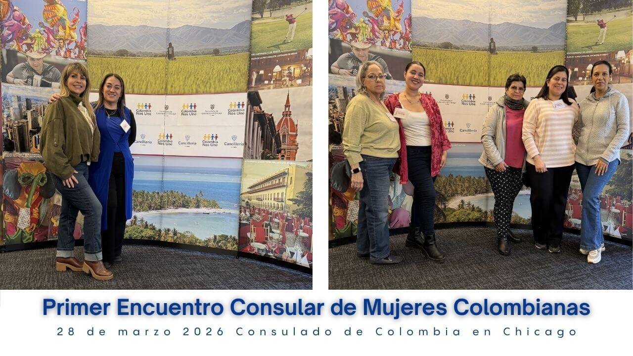 consulado de Colombia en Chicago encuentro Mujeres 2026