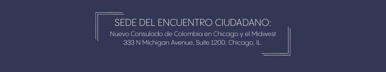 Dirección Consulado de Colombia en Chicago
