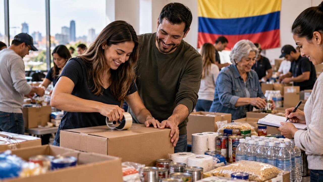 solidaridad colombiana desde el exterior